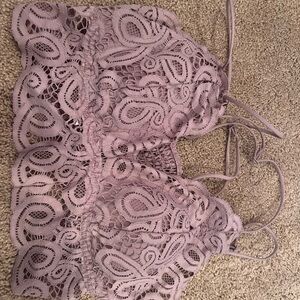 Victoria's Secret Lace Bralette in Mauve